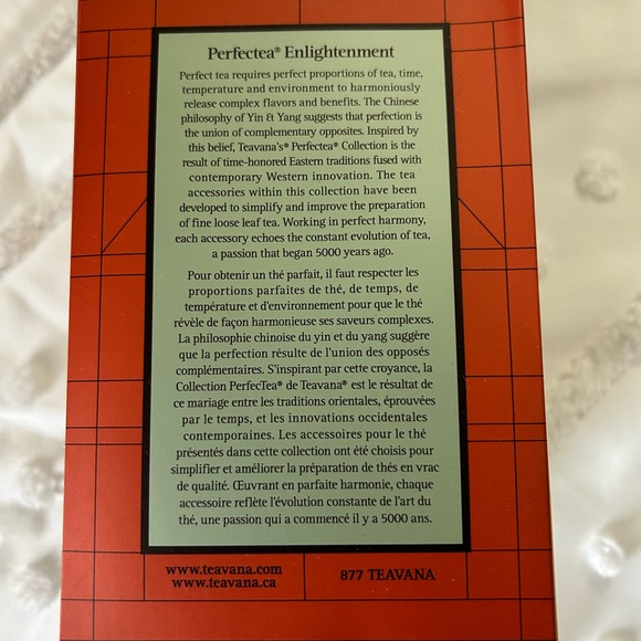 NWT Teavana Perfectea Maker - Picture 5 of 6